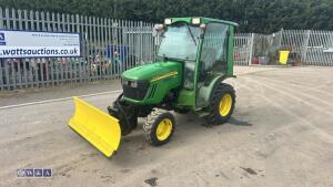 2011 JOHN DEERE 2320 diesel compact tractor (SP61 DVB)(V5 in office)