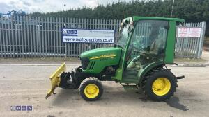 2011 JOHN DEERE 2320 diesel compact tractor (SP61 DVB)(V5 in office) - 2