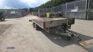 IFOR WILLIAMS 3.5t beaver tail twin axle plant trailer (s/n 23620) - 7