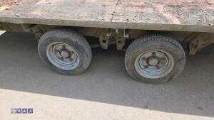 IFOR WILLIAMS 3.5t beaver tail twin axle plant trailer (s/n 23620) - 10
