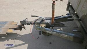 IFOR WILLIAMS 3.5t beaver tail twin axle plant trailer (s/n 23620) - 11
