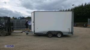 IFOR WILLIAMS BV126 3.5t twin axle 12 x 6 x 7 box trailer - 2