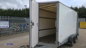 IFOR WILLIAMS BV126 3.5t twin axle 12 x 6 x 7 box trailer - 13