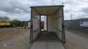 IFOR WILLIAMS BV126 3.5t twin axle 12 x 6 x 7 box trailer - 15