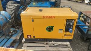 KAMA 15kva - 300p super silent diesel 240v welder generator