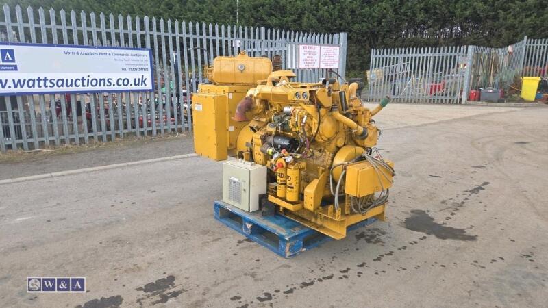 2003 CATERPILLAR 3304 106kva marine generator (s/n 83Z12188)