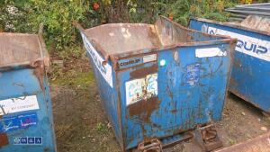 CONQUIP tippig skip to suit telehandler
