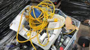 Pallet of electrical items including multi gang sockets etc - 2