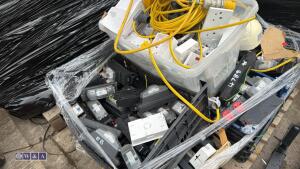 Pallet of electrical items including multi gang sockets etc - 3