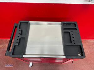 PHIXWELL 7-drawer tool box c/w tools (red & black) - 3