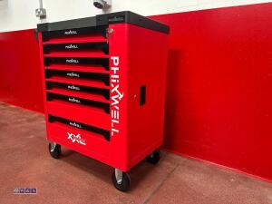 PHIXWELL 7-drawer tool box c/w tools (red & black) - 6