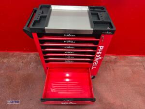 PHIXWELL 7-drawer tool box c/w tools (red & black) - 8