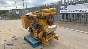 2002 CATERPILLAR 3304 106kva marine generator (s/n 83Z12278) - 2