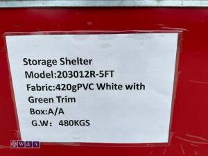 S203012R PVC dome storage shelter (20ft x 30ft x 12ft) - 25