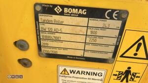 2019 Bomag bw120ad double drum roller - 27