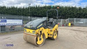 2016 Bomag bw138ad double drum roller