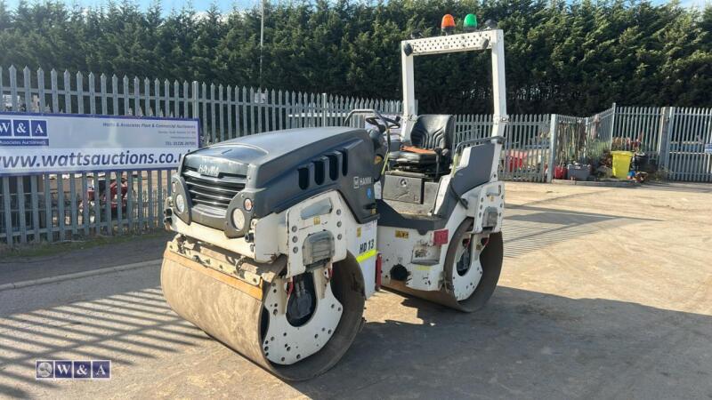 Hamm hd13 double drum roller