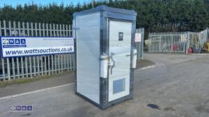 Single toilet block