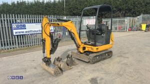 Jcb 801.4 c/w 3 buckets and hydraulic thumb