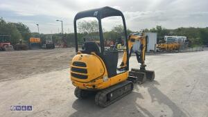 Jcb 801.4 c/w 3 buckets and hydraulic thumb - 4