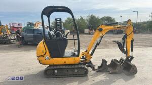Jcb 801.4 c/w 3 buckets and hydraulic thumb - 5