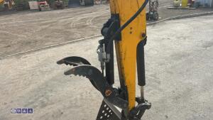 Jcb 801.4 c/w 3 buckets and hydraulic thumb - 9