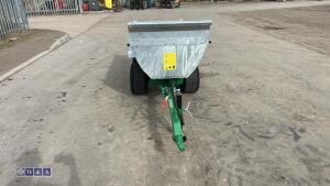 Twin axel galvanised body tipping trailer - 9