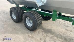 Twin axel galvanised body tipping trailer - 10