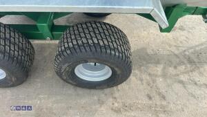 Twin axel galvanised body tipping trailer - 11