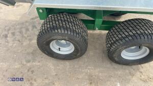 Twin axel galvanised body tipping trailer - 12
