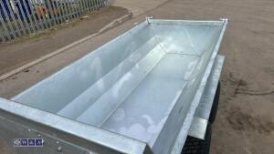 Twin axel galvanised body tipping trailer - 17