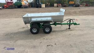 Twin axel galvanised body tipping trailer - 20