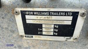 Ifor williams twin axel trailer - 20