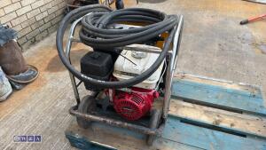 JCB BEAVER petrol hydraulic power pack c/w hose (3330333) - 4