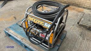 JCB BEAVER petrol hydraulic power pack c/w hose (3330333) - 8