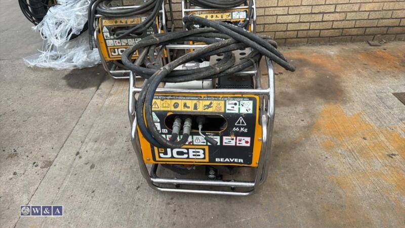 JCB BEAVER petrol hydraulic power pack c/w hose (3426594)