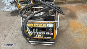 JCB BEAVER petrol hydraulic power pack c/w hose (3426594) - 8