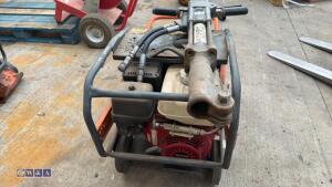 BELLE BULLDOG 20/140 hydraulic power pack c/w TEREX hydraulic breaker (339658?)(3397341) - 5