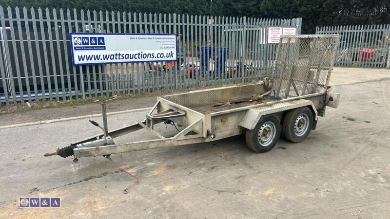 Twin axle plant trailer