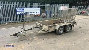Twin axle plant trailer