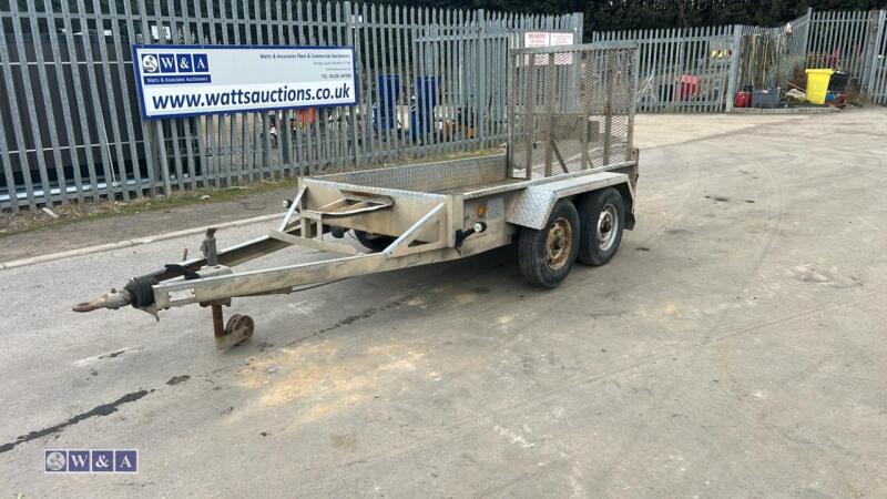 Twin axel plant trailer