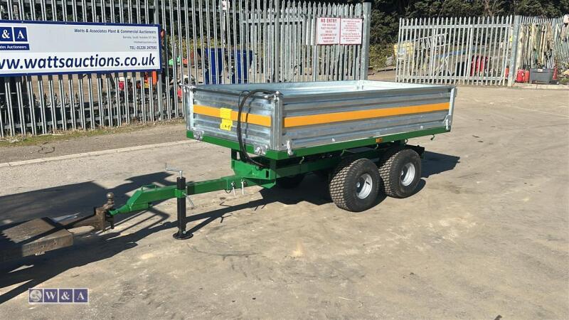 Drop side tipping trailer