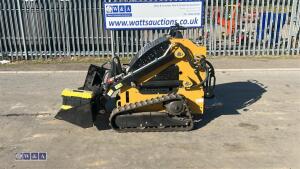 Mini skid steer loader c/w breaker - 2