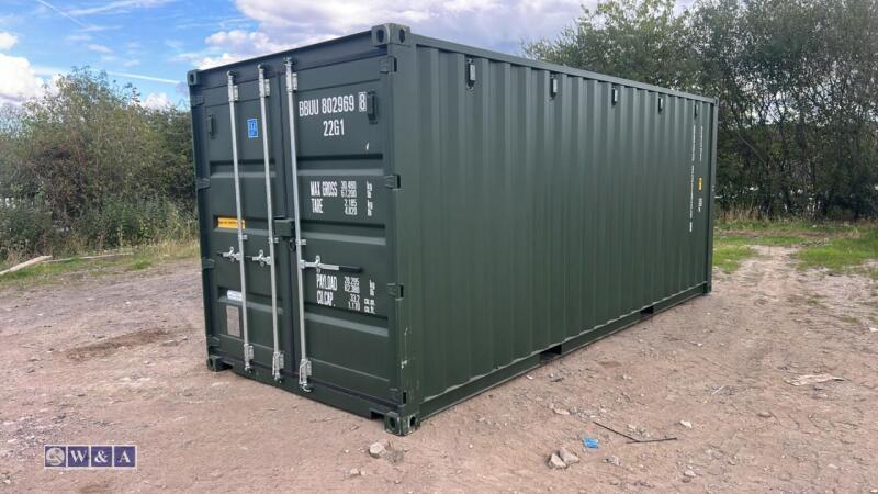 Green 20ft container ( one trip )