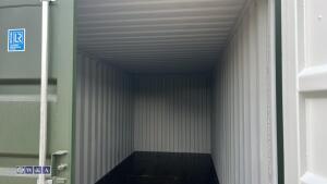 Green 20ft container ( one trip ) - 10