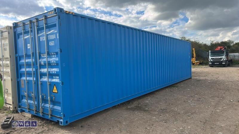 40ft container blue ( one trip )