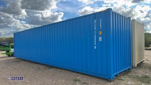 40ft container blue ( one trip ) - 2