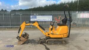 2019 jcb 8008 c/w 3 buckets - 2