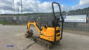2019 jcb 8008 c/w 3 buckets - 3