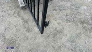 Pair of 7ft entrance gates with deer design - 4